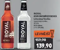 Kaufland ROYAL KRÁSNOBŘEZENSKÁ Lihovina/Vodka nabídka