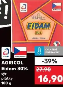 Kaufland AGRICOL Eidam 30% sýr plátky nabídka