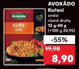 Kaufland AVOKÁDO Koření směsi nabídka