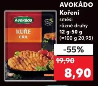Kaufland AVOKÁDO Koření směsi nabídka