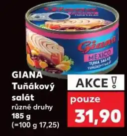 Kaufland GIANA Tuňákový salát nabídka