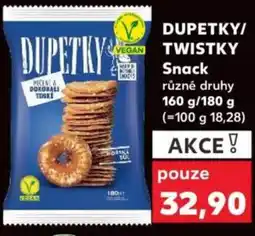 Kaufland DUPETKY/ TWISTKY Snack nabídka