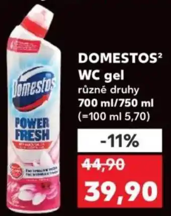 Kaufland DOMESTOS WC gel nabídka