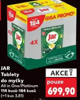 Kaufland JAR Tablety do myčky nabídka
