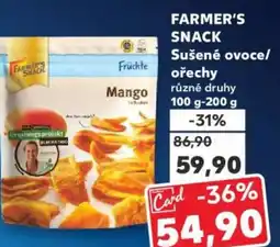 Kaufland FARMER'S SNACK Sušené ovoce/ ořechy nabídka