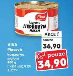 Kaufland VIVA Masová konzerva vepřová nabídka