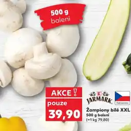 Kaufland Žampiony bílé XXL nabídka