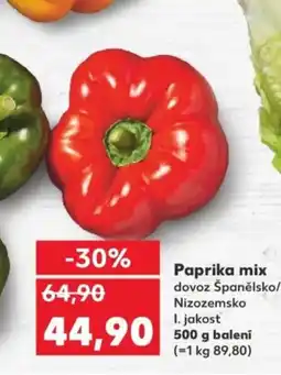Kaufland Paprika mix nabídka