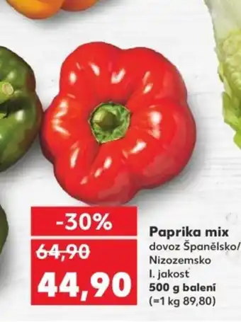 Kaufland Paprika mix nabídka