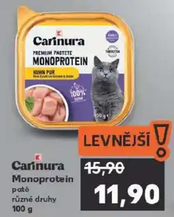Kaufland Carnura Monoprotein paté nabídka