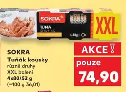 Kaufland SOKRA Tuňák kousky nabídka