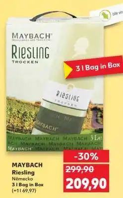 Kaufland MAYBACH Riesling nabídka
