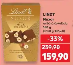 Kaufland Lindt Nuxor nabídka