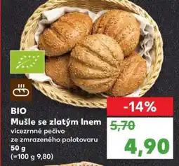 Kaufland BIO Mušle se zlatým lnem nabídka
