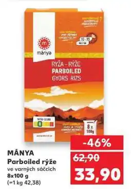 Kaufland MÁNYA Parboiled rýže nabídka