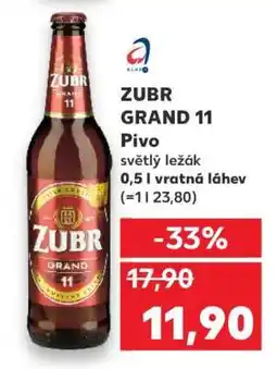 Kaufland Zubr Grand 11 nabídka