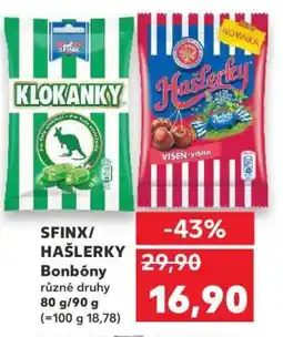 Kaufland SFINX/ HAŠLERKY Bonbóny nabídka