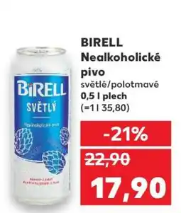 Kaufland BIRELL Nealkoholické pivo nabídka