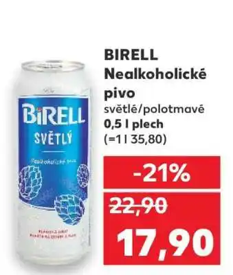 Kaufland BIRELL Nealkoholické pivo nabídka