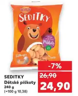 Kaufland SEDITKY Dětské piškoty nabídka