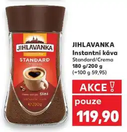 Kaufland JIHLAVANKA instantní káva nabídka