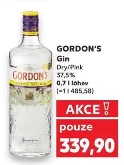 Kaufland Gordon’s Gin nabídka