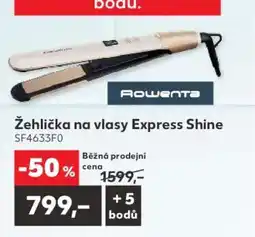 Kaufland Žehlička na vlasy Express Shine SF4633F0 nabídka