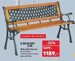 Kaufland Zahradní lavice nabídka