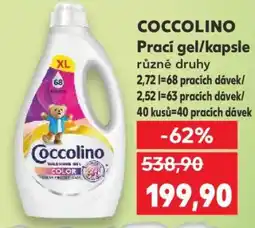 Kaufland COCCOLINO Prací gel/kapsle nabídka