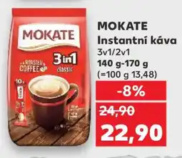 Kaufland MOKATE Instantní káva nabídka