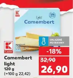 Kaufland Camembert light nabídka