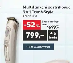 Kaufland Multifunkční zastřihovač 9 v 1 Trim&Style TN9154F0 nabídka