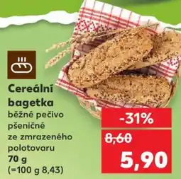 Kaufland Cereální bagetka nabídka