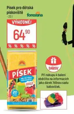 Globus Písek pro dětská pískoviště nabídka