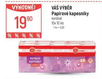 Globus Váš výběr Papírové kapesníky nabídka