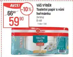 Globus Váš výběr Toaletní papír s vůní heřmánku nabídka