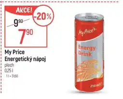 Globus My Price Energetický nápoj nabídka