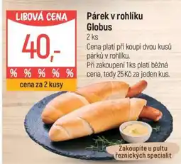 Globus Párek v rohlíku Globus nabídka
