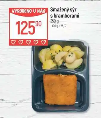 Globus Smažený sýr s bramborami nabídka
