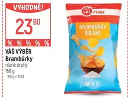 Globus Váš Výběr Brambůrky nabídka