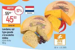 Globus Landana, sýr typu gouda z kravského mléka nabídka