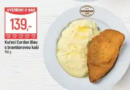Globus Kuřecí Cordon Bleu s bramborovou kaší nabídka