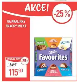 Globus MILKA FAVOURITES nabídka
