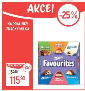 Globus MILKA FAVOURITES nabídka