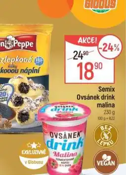 Globus Semix Ovsánek drink malina nabídka