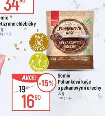 Globus Semix Pohanková kaše s pekanovými ořechy nabídka