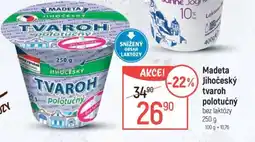 Globus Madeta Jihočeský tvaroh polotučný bez laktózy nabídka