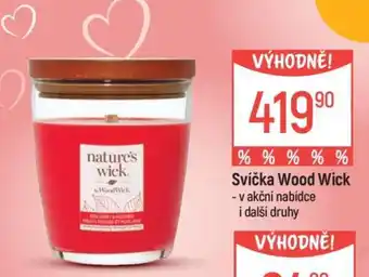 Globus Svíčka Wood Wick nabídka