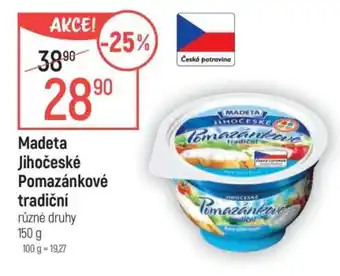 Globus Madeta Jihočeské Pomazánkové tradiční nabídka