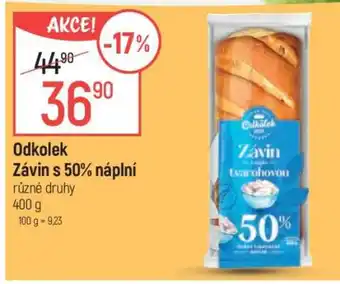 Globus Odkolek závin s 50% náplní nabídka